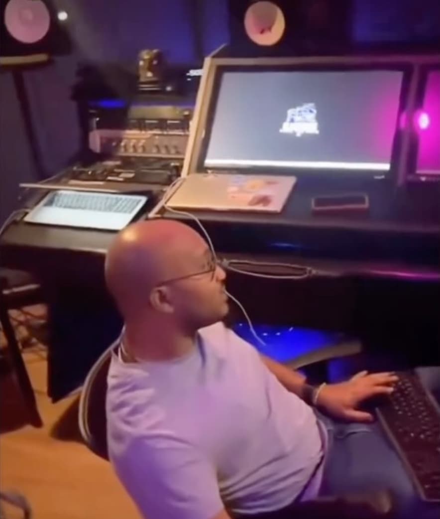 Mr Certified Raw at workstation